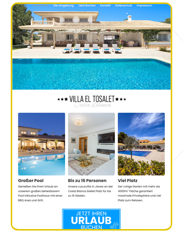 Referenz Webseite El Tosalet